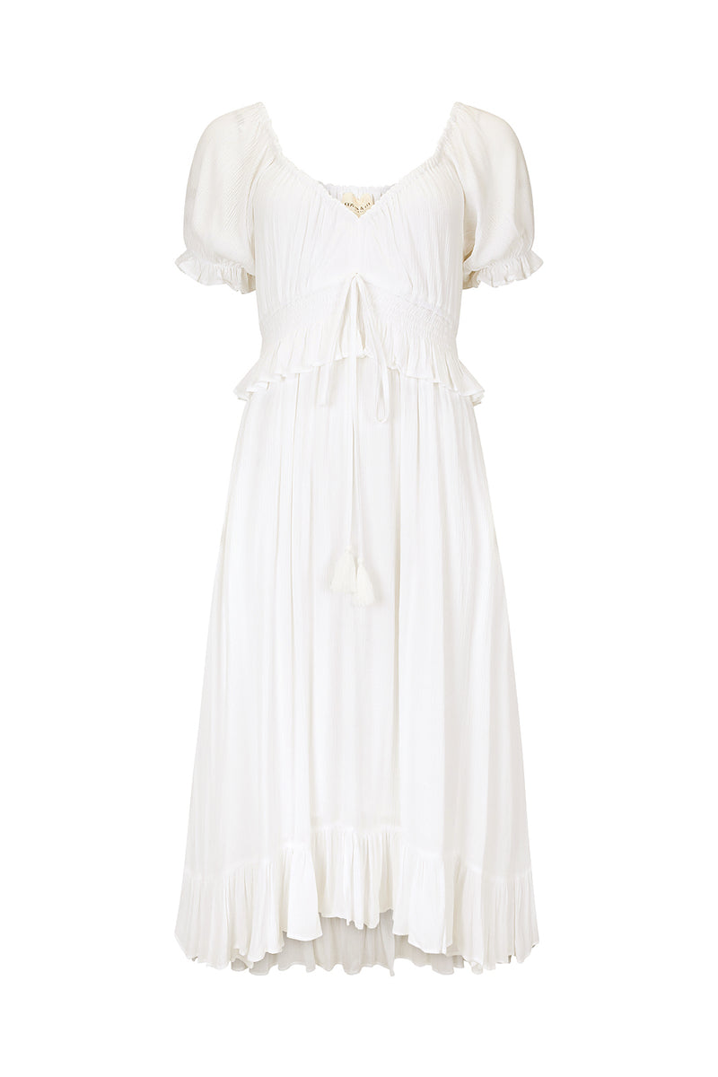 white cocktail dress bloomingdales True Romance Gown