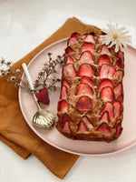 Banana Bread with Strawberries