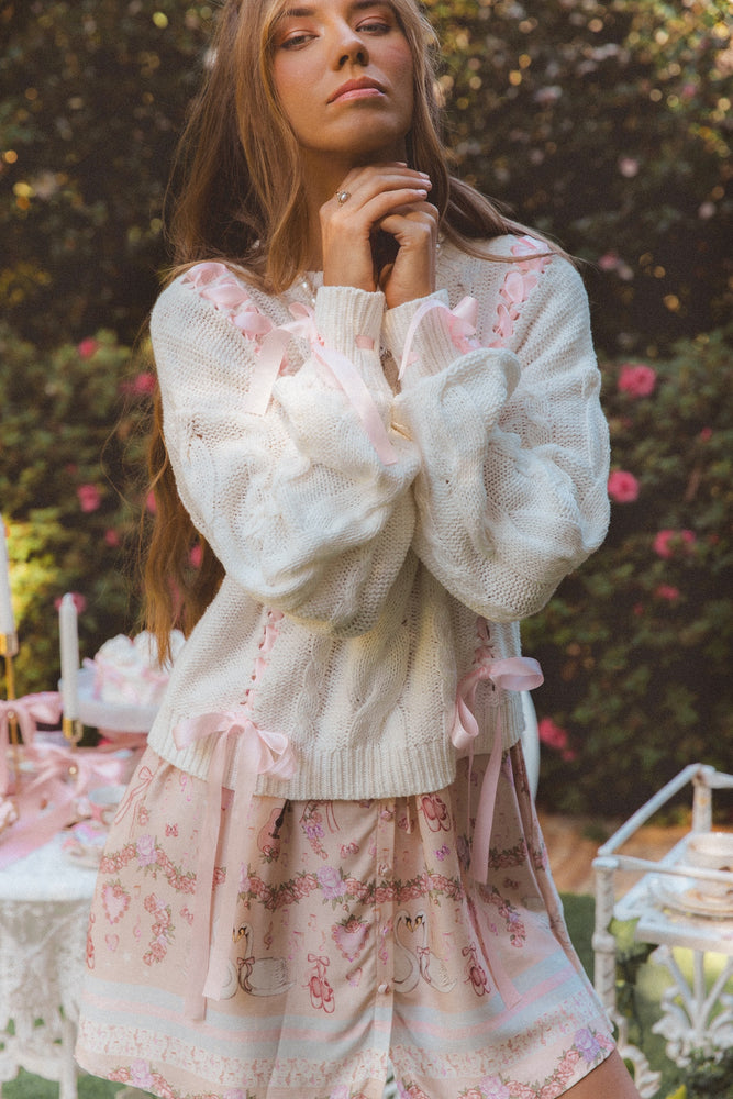 Music Box Ribbon Sweater