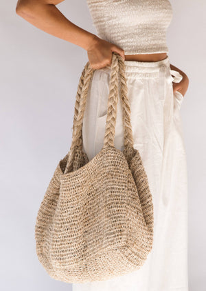 Artisan Handwoven Tote // Natural