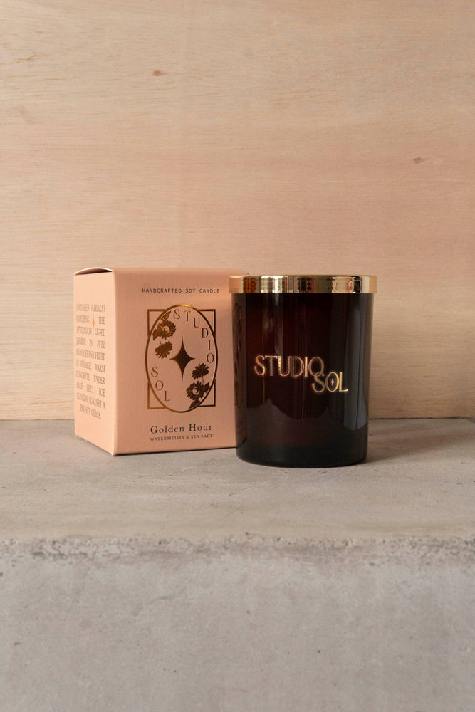Golden Hour Candle | Watermelon + Sea Salt