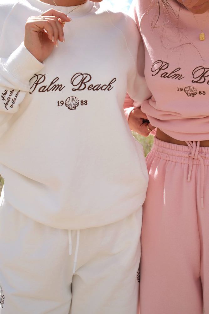 Coven Beach Club Sweater - White