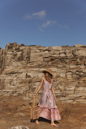
            
                Load image into Gallery viewer, Seaside Slip Maxi Dress - Ocean
            
        