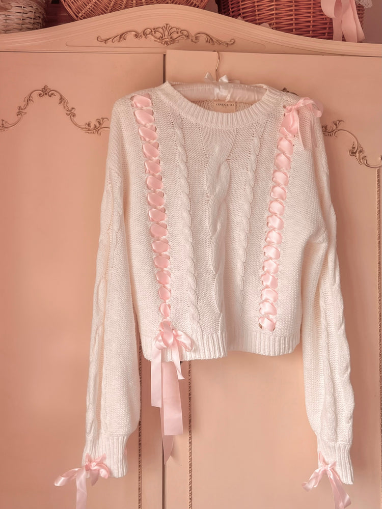 Music Box Ribbon Sweater