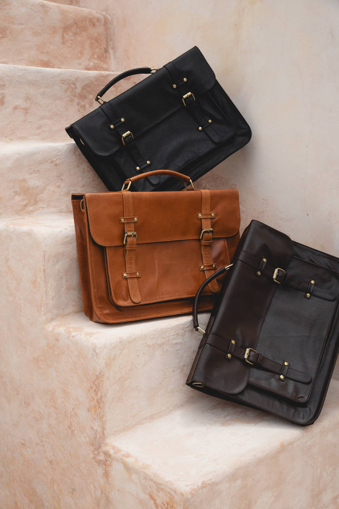 DAY SATCHEL // CHESTNUT ANTIQUE