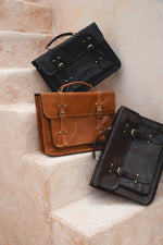 DAY SATCHEL // CHESTNUT ANTIQUE