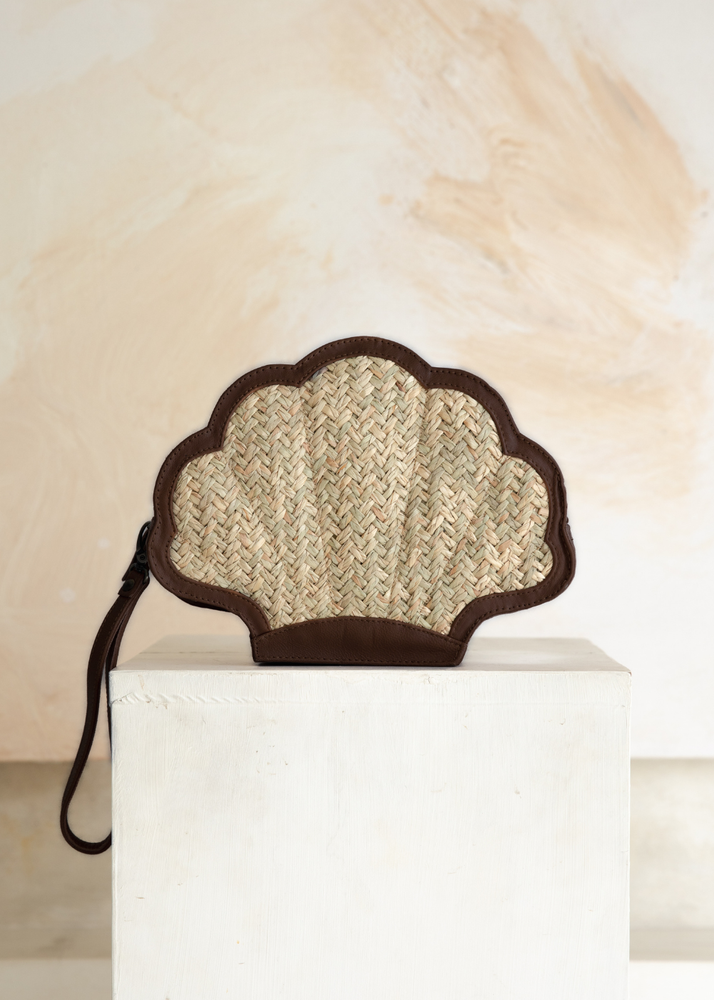 ODETTE CLUTCH // CHOCOLATE