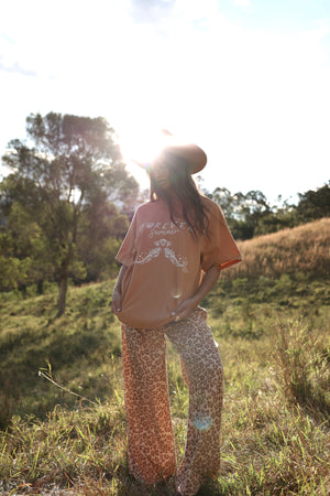 Forever Summer Oversized Tee - Toffee