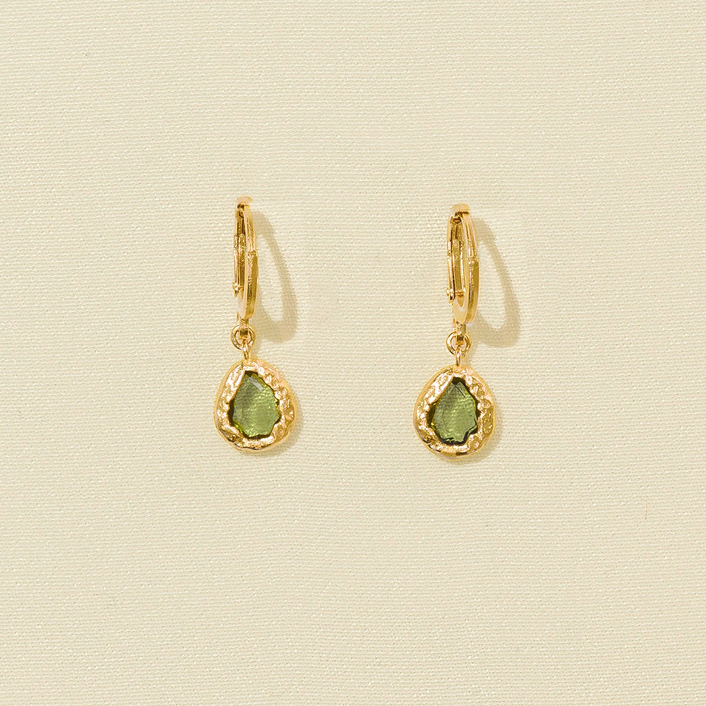 Agapé - Lysia Olive Earrings