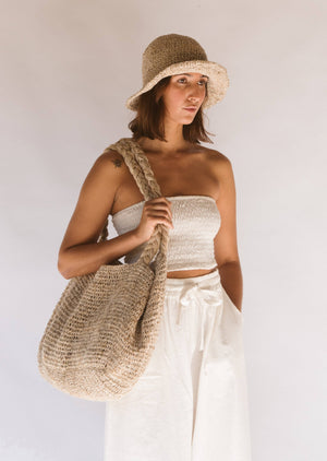 Artisan Handwoven Tote // Natural