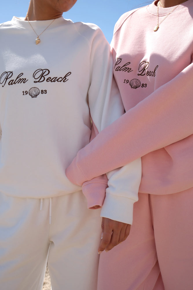 Coven Beach Club Sweater - White