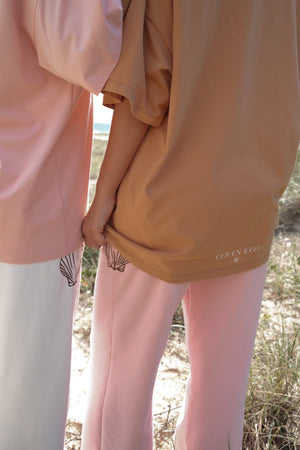 Forever Summer Oversized Tee - Toffee