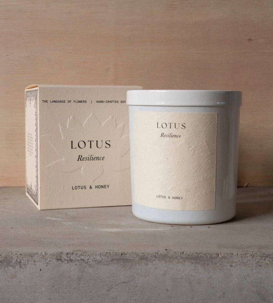 Lotus Candle | Lotus + Honey