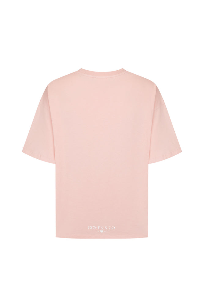 Forever Summer Oversized Tee - Pink