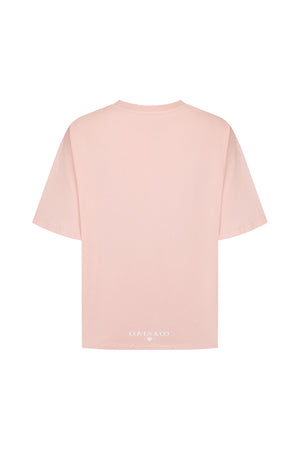 Forever Summer Oversized Tee - Pink