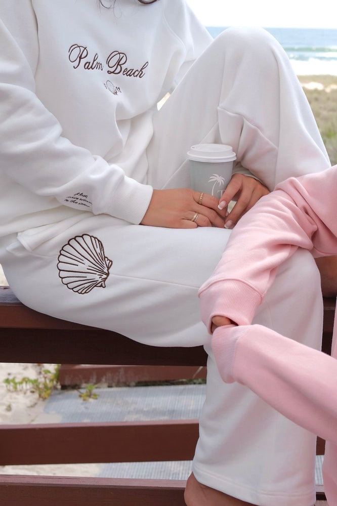 Coven Beach Club Sweatpants - White