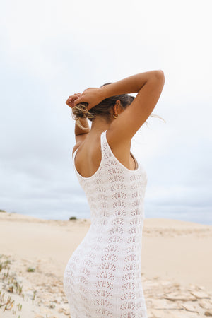 Neapolitan Dreams Knit Dress - Vanilla