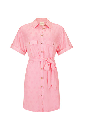 Palm Springs Dress - Flamingo Pink