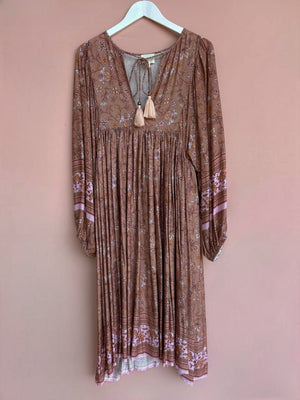 Woodland Midi Dress - Long Sleeve [SECONDS/SAMPLES]