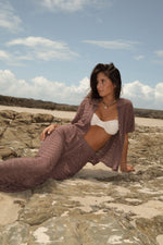 CHOCOLATE KNIT BUNDLE - Signature Knit Shirt & Signature Knit Pants
