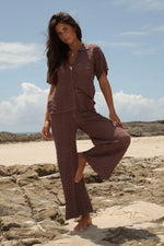 Coven Signature Knit Shirt - Chocolate