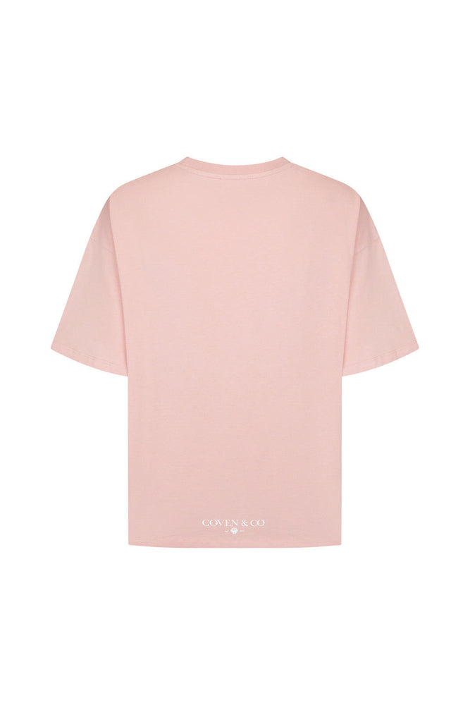 Forever Summer Oversized Tee - Pink