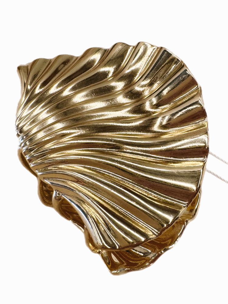 GOLD CLAM CLAW HAIR CLIP