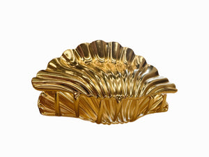 GOLD CLAM CLAW HAIR CLIP