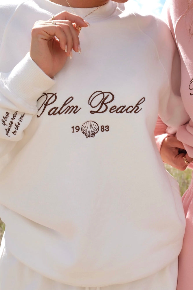 Coven Beach Club Sweater - White [SECONDS/SAMPLES]