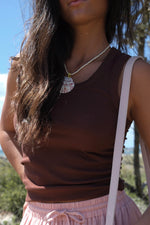 Karma Ribbed Tank Top