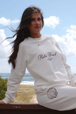 Coven Beach Club Sweater - White