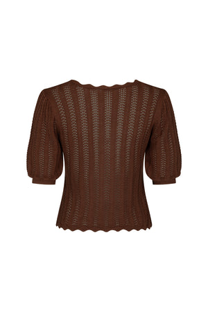 Woodland Knit Top - Brown