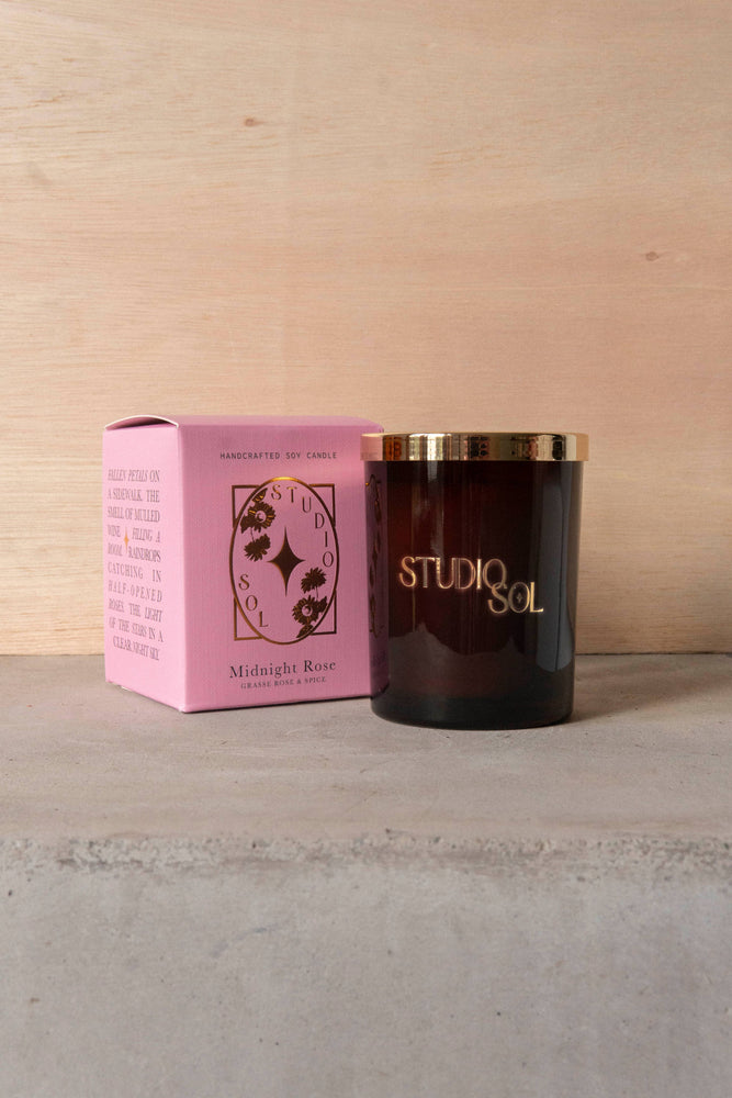 Midnight Rose Candle | Grasse Rose + Spice