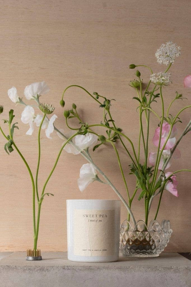 Sweet Pea Candle | Sweet Pea + Vanilla Creme