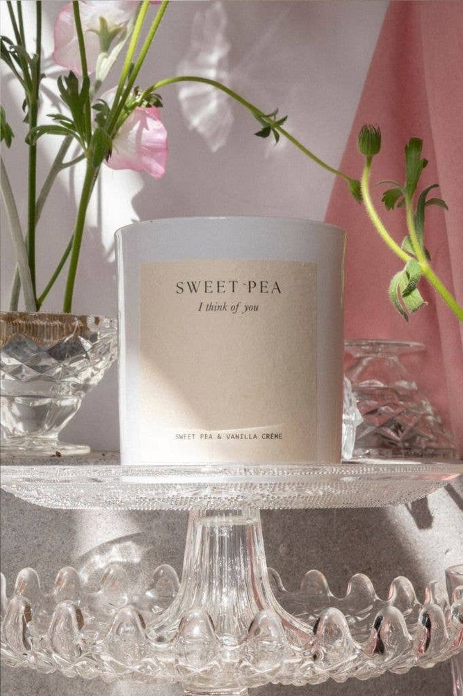 Sweet Pea Candle | Sweet Pea + Vanilla Creme