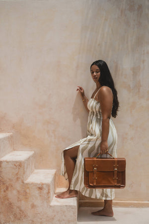 DAY SATCHEL // CHESTNUT ANTIQUE