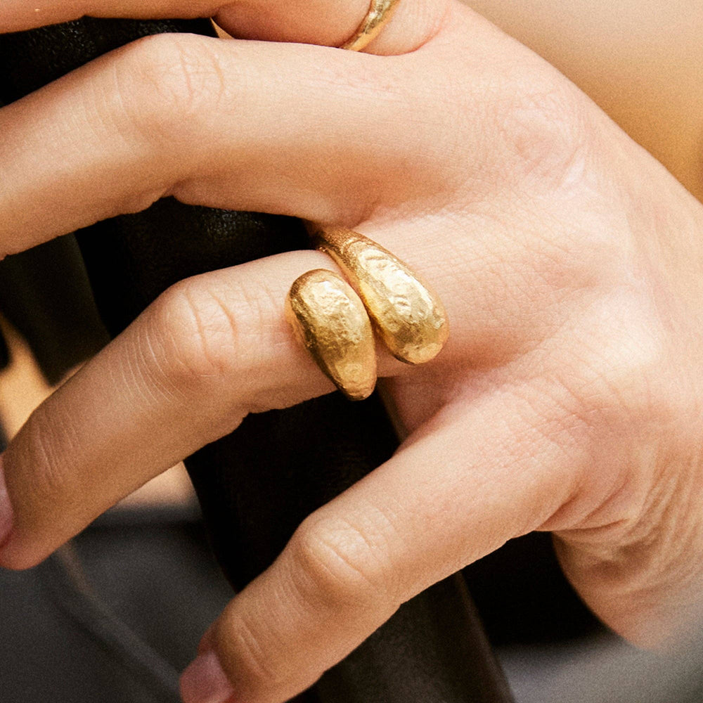Filippa Large Ring | Jewelry Gold Gift Waterproof