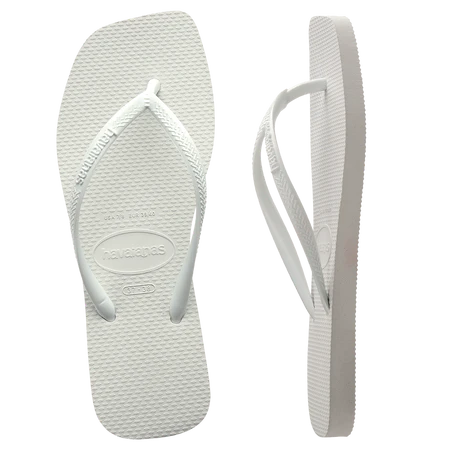 Havaianas - Square Toe Slim - White