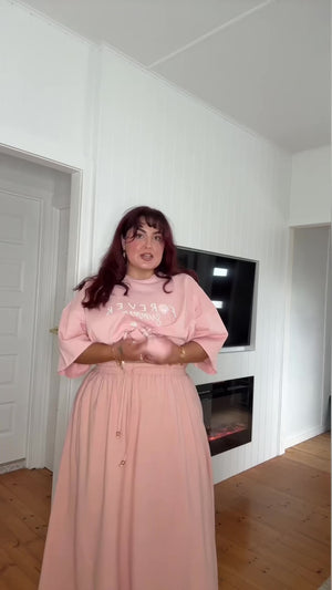 
            
                Load and play video in Gallery viewer, Forever Summer Oversized Tee - Pink
            
        